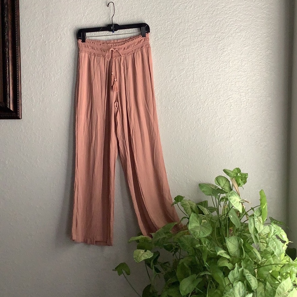Style & co women’s palazzo (Dust Rose Color)